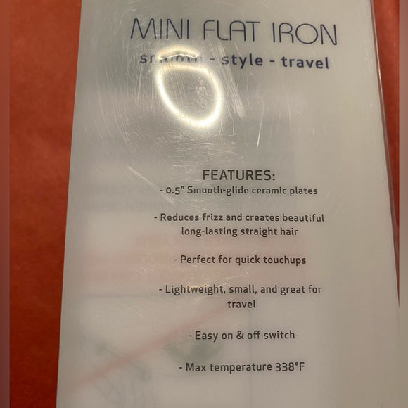 Mini flat iron (M86) - Picture 2 of 2